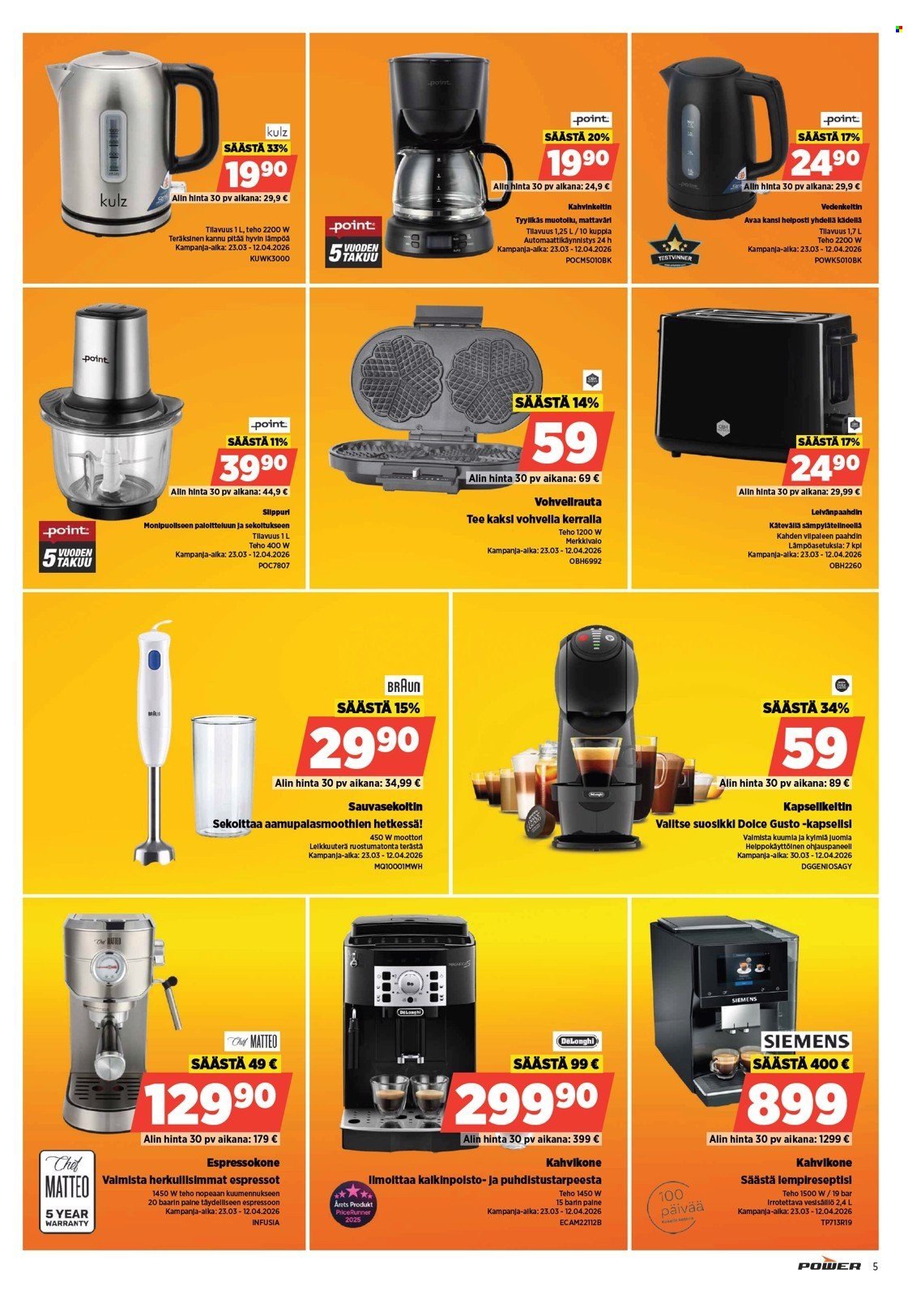 POWER tarjoukset - Huhtikuu 2026