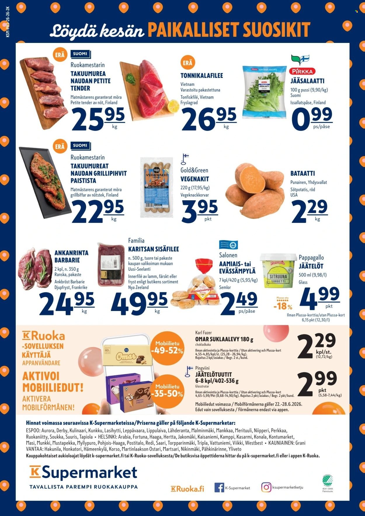 K-SUPERMARKET tarjoukset - Edullisesti kauppareissuun