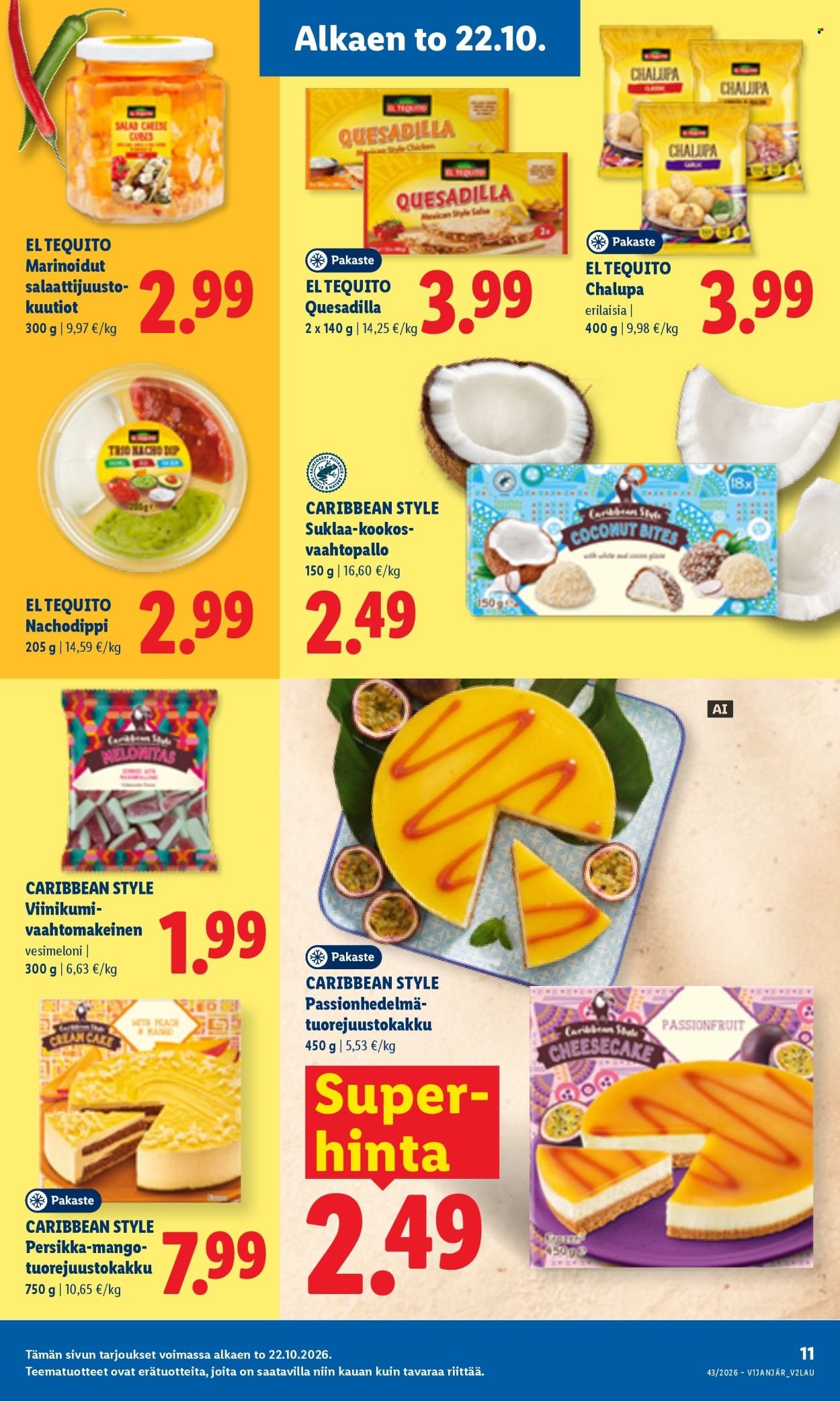 LIDL tarjoukset - Alkaen MA 26.10.2026