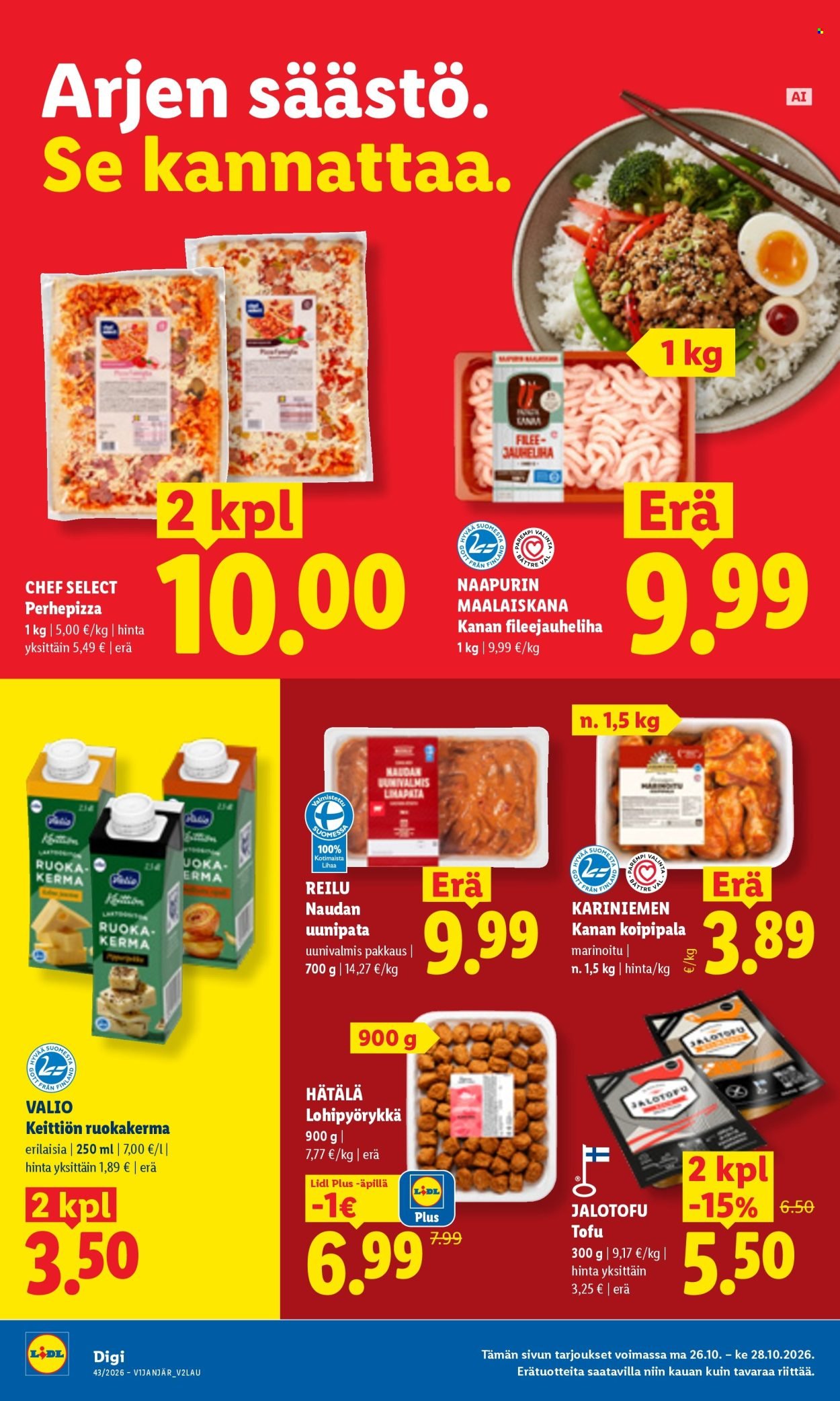 LIDL tarjoukset - Alkaen MA 26.10.2026