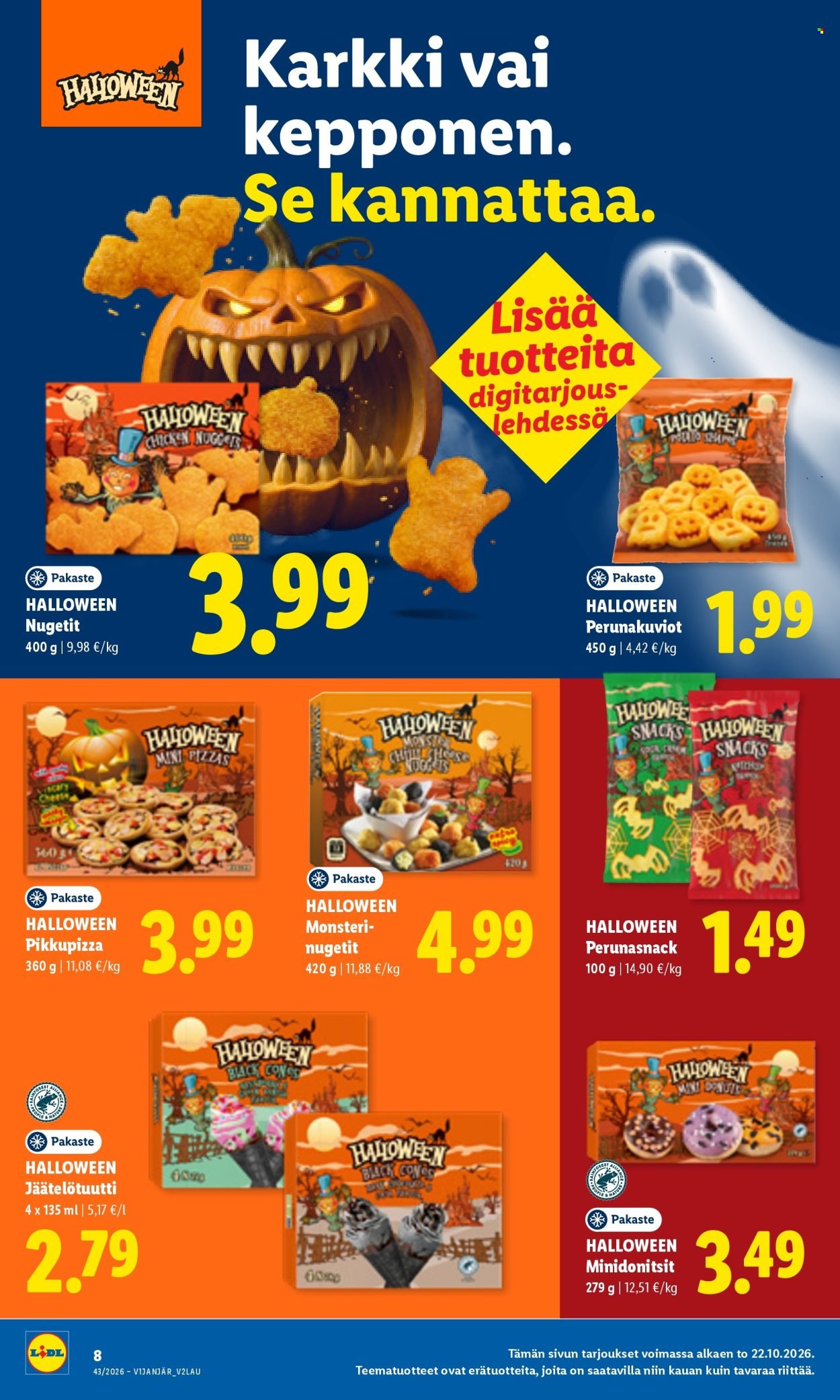 LIDL tarjoukset - Alkaen MA 26.10.2026