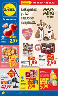 LIDL tarjoukset - Alkaen MA 26.10.2026
