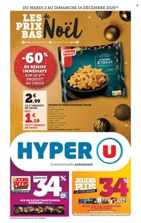 Catalogue HYPER U - Les prix bas de la semaine (2025-12-02 - 2025-12-14)