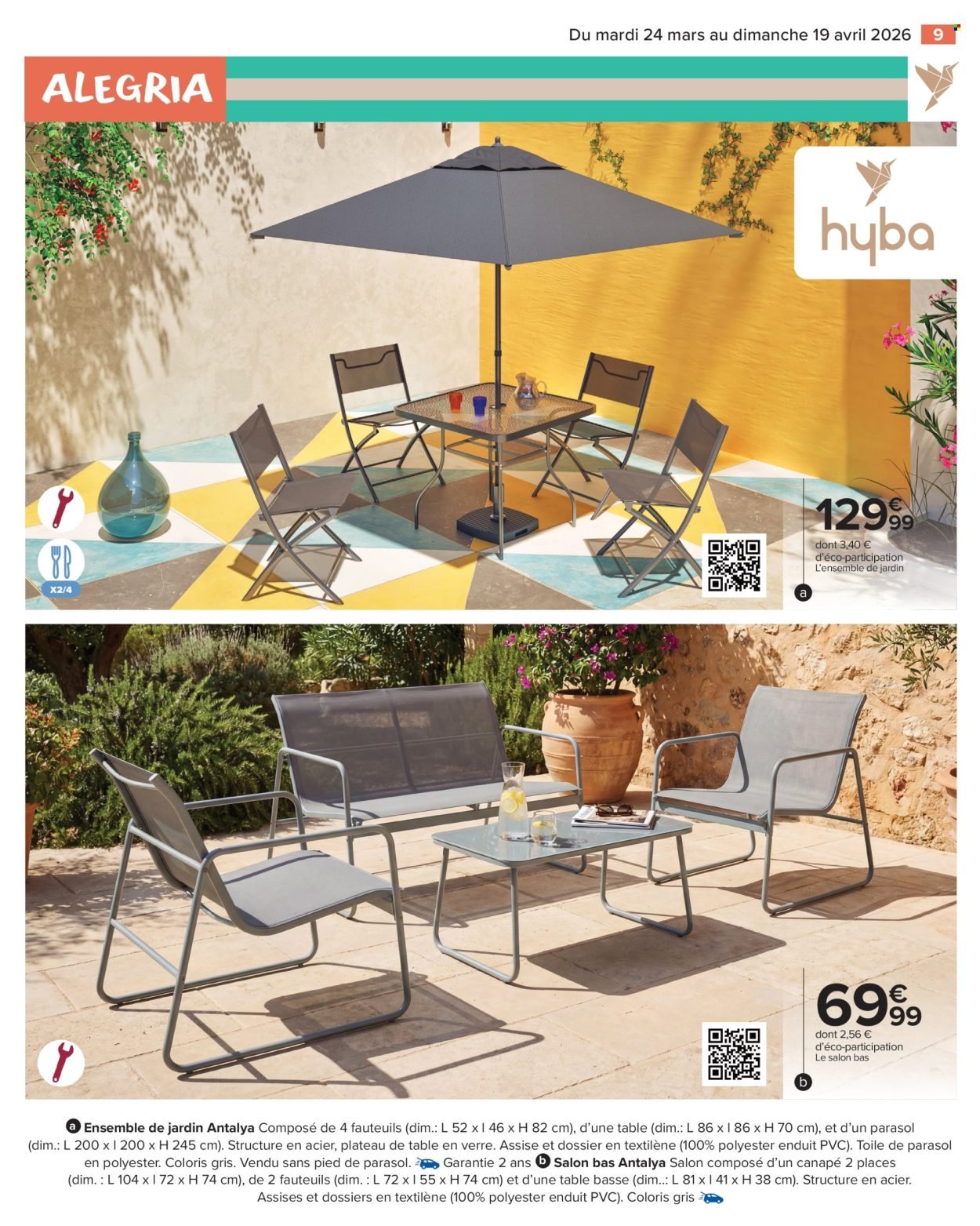 Catalogue CARREFOUR MARKET - MOBILIER DE JARDIN (2026-03-24 - 2026-04-19)