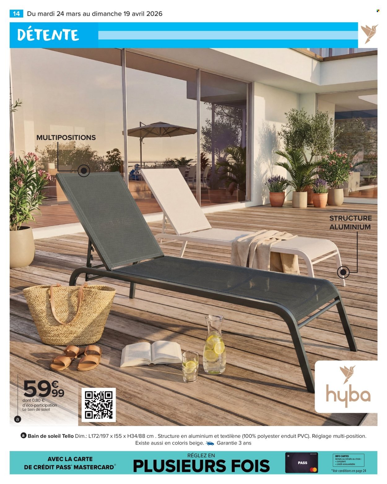 Catalogue CARREFOUR MARKET - MOBILIER DE JARDIN (2026-03-24 - 2026-04-19)