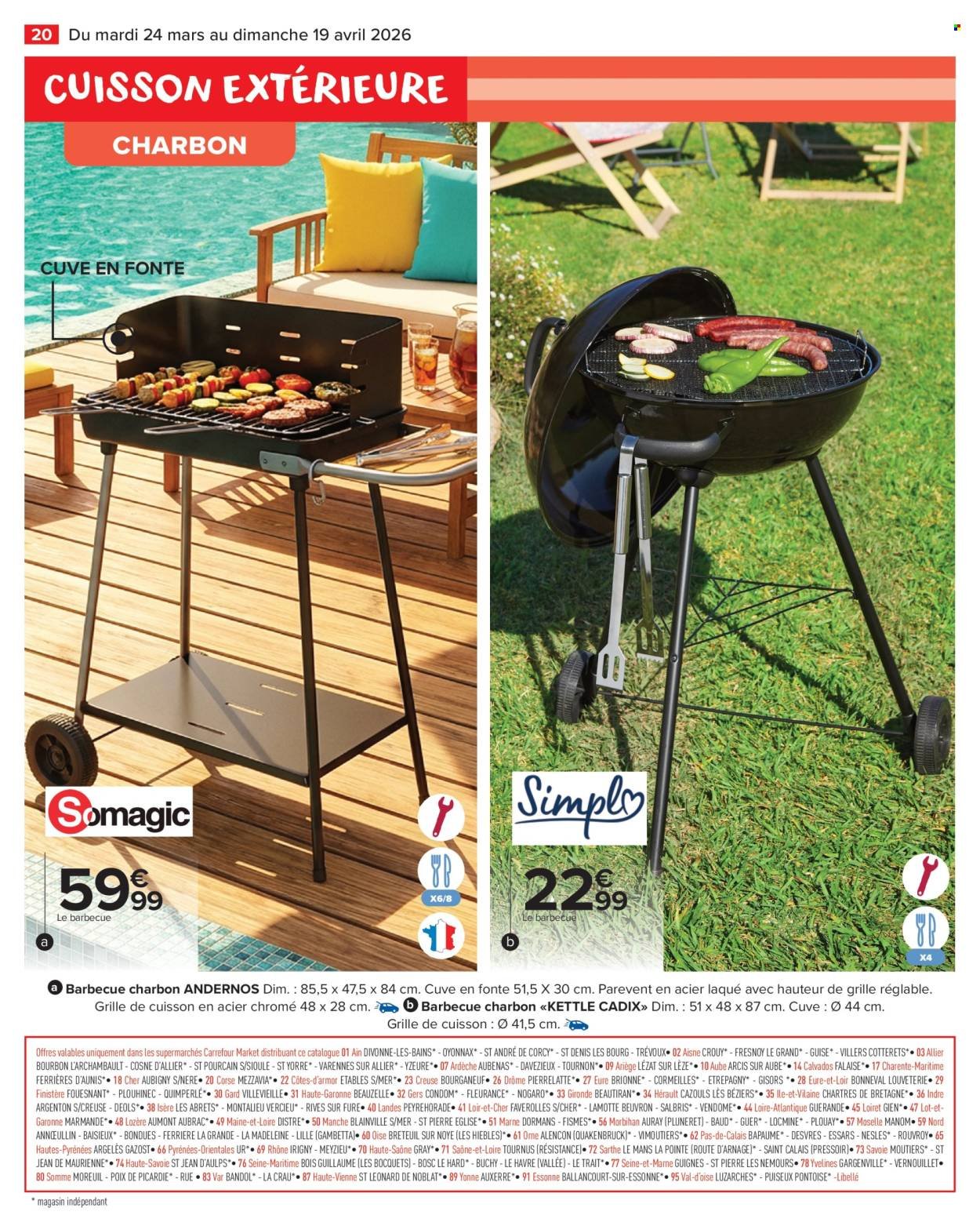Catalogue CARREFOUR MARKET - MOBILIER DE JARDIN (2026-03-24 - 2026-04-19)