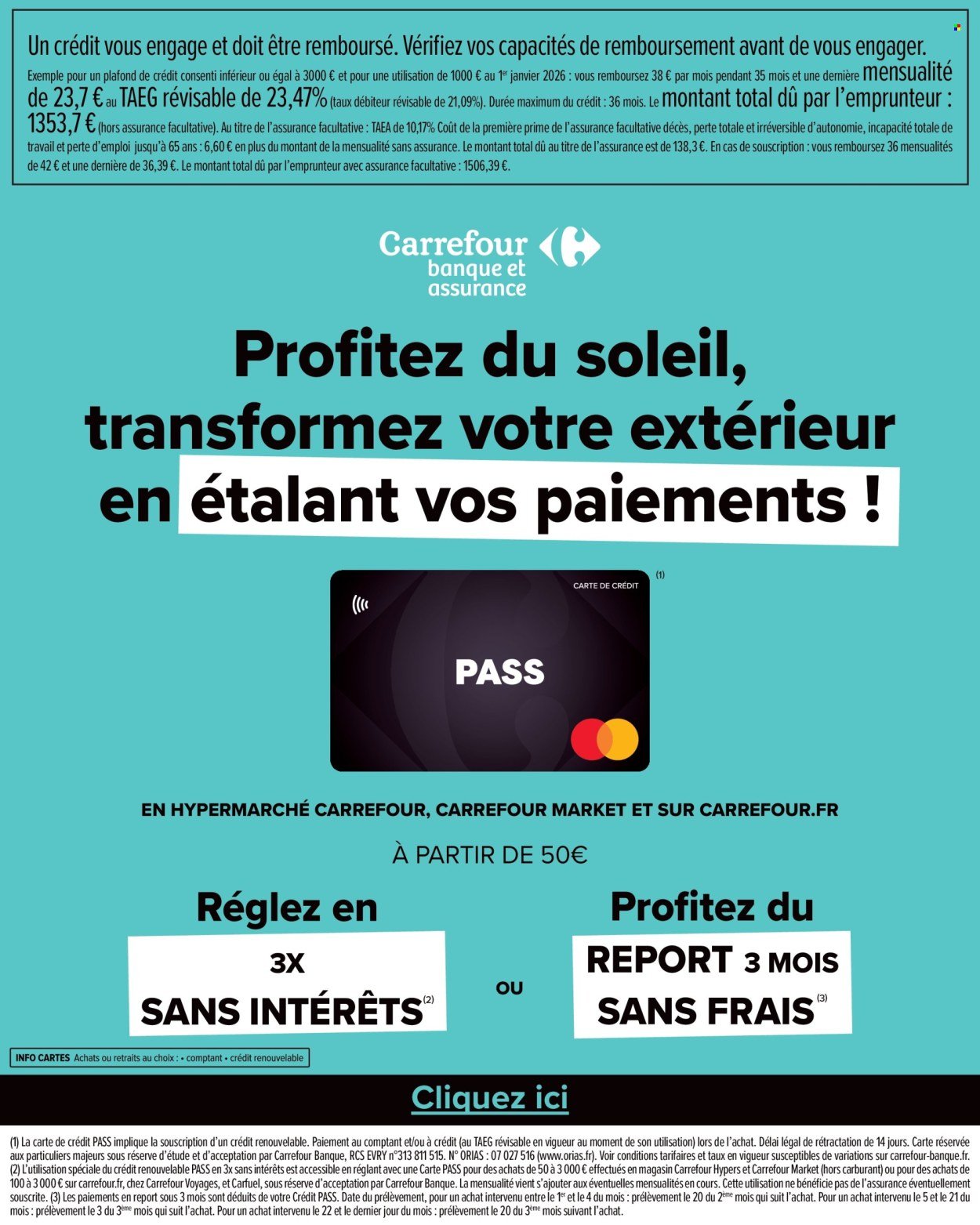 Catalogue CARREFOUR MARKET - MOBILIER DE JARDIN