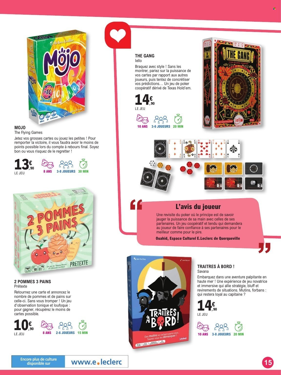 Catalogue E.LECLERC - GUIDE LUDO & JEUX DE SOCIETE (2025-10-21 - 2025-11-08)