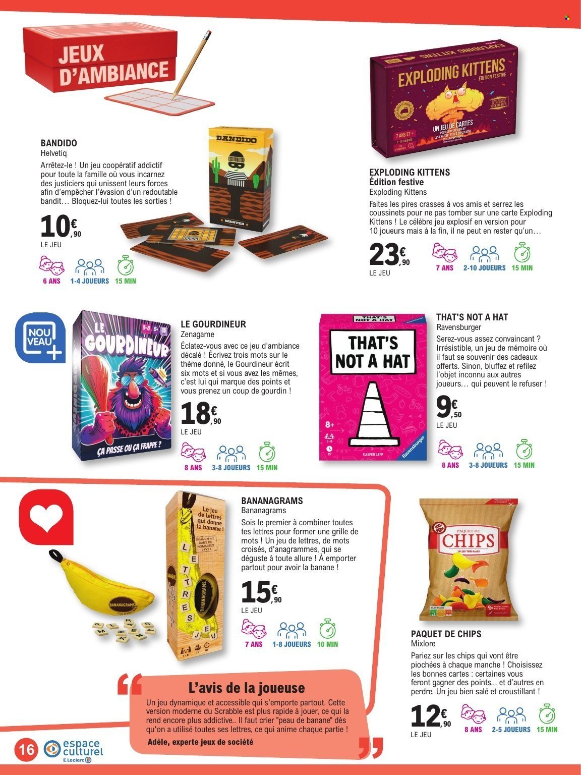 Catalogue E.LECLERC - GUIDE LUDO & JEUX DE SOCIETE (2025-10-21 - 2025-11-08)