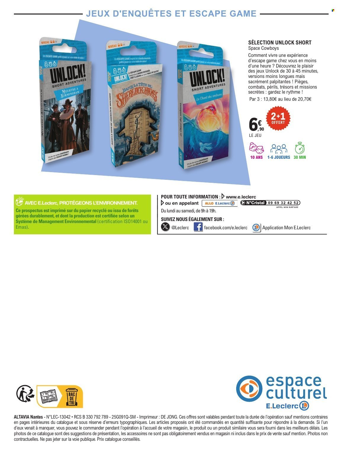 Catalogue E.LECLERC - GUIDE LUDO & JEUX DE SOCIETE (2025-10-21 - 2025-11-08)