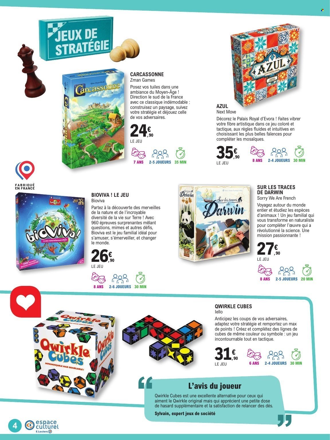 Catalogue E.LECLERC - GUIDE LUDO & JEUX DE SOCIETE (2025-10-21 - 2025-11-08)