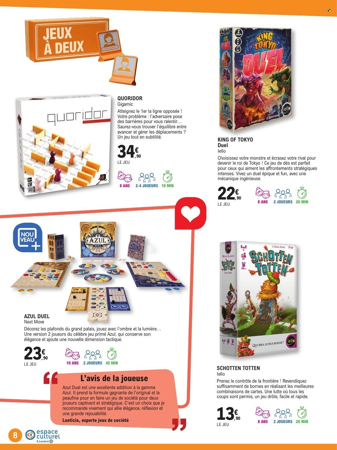 Catalogue E.LECLERC - GUIDE LUDO & JEUX DE SOCIETE (2025-10-21 - 2025-11-08)