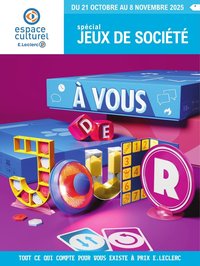 Catalogue E.LECLERC - GUIDE LUDO & JEUX DE SOCIETE