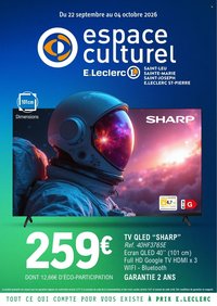 Catalogue E.LECLERC - Du mardi 22 septembre 2026