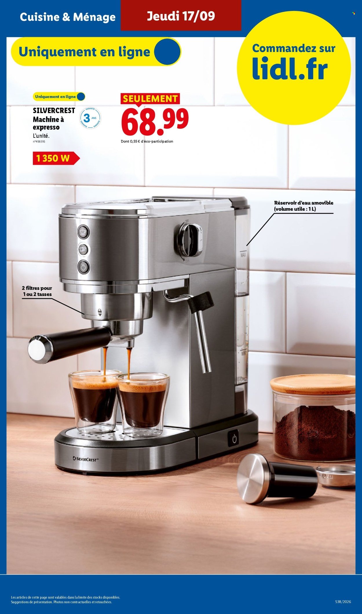 Catalogue LIDL - Les Exclus Web de la semaine