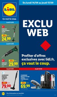 Catalogue LIDL - Les Exclus Web de la semaine