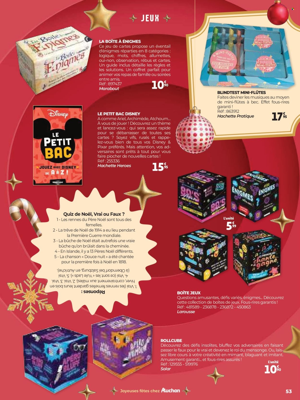 Catalogue AUCHAN - Un Noël d'histoires et d'émotions