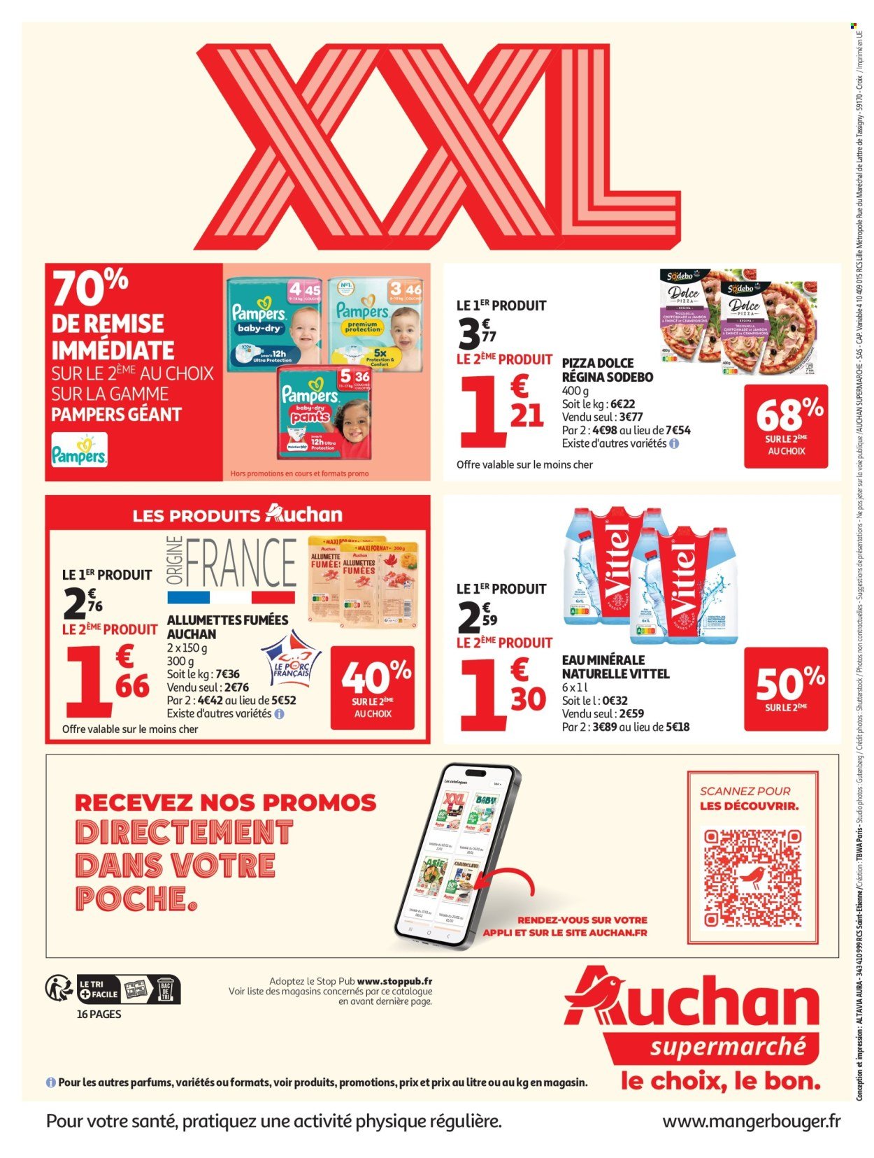 Catalogue AUCHAN - Promos XXL halles supers