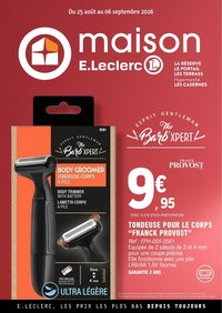 Catalogue E.LECLERC - Du mardi 25 août 2026