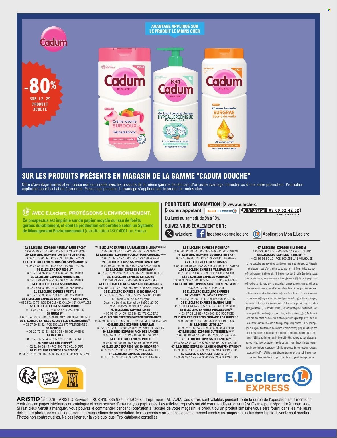 Catalogue E.LECLERC - BEAUTE PRINTEMPS