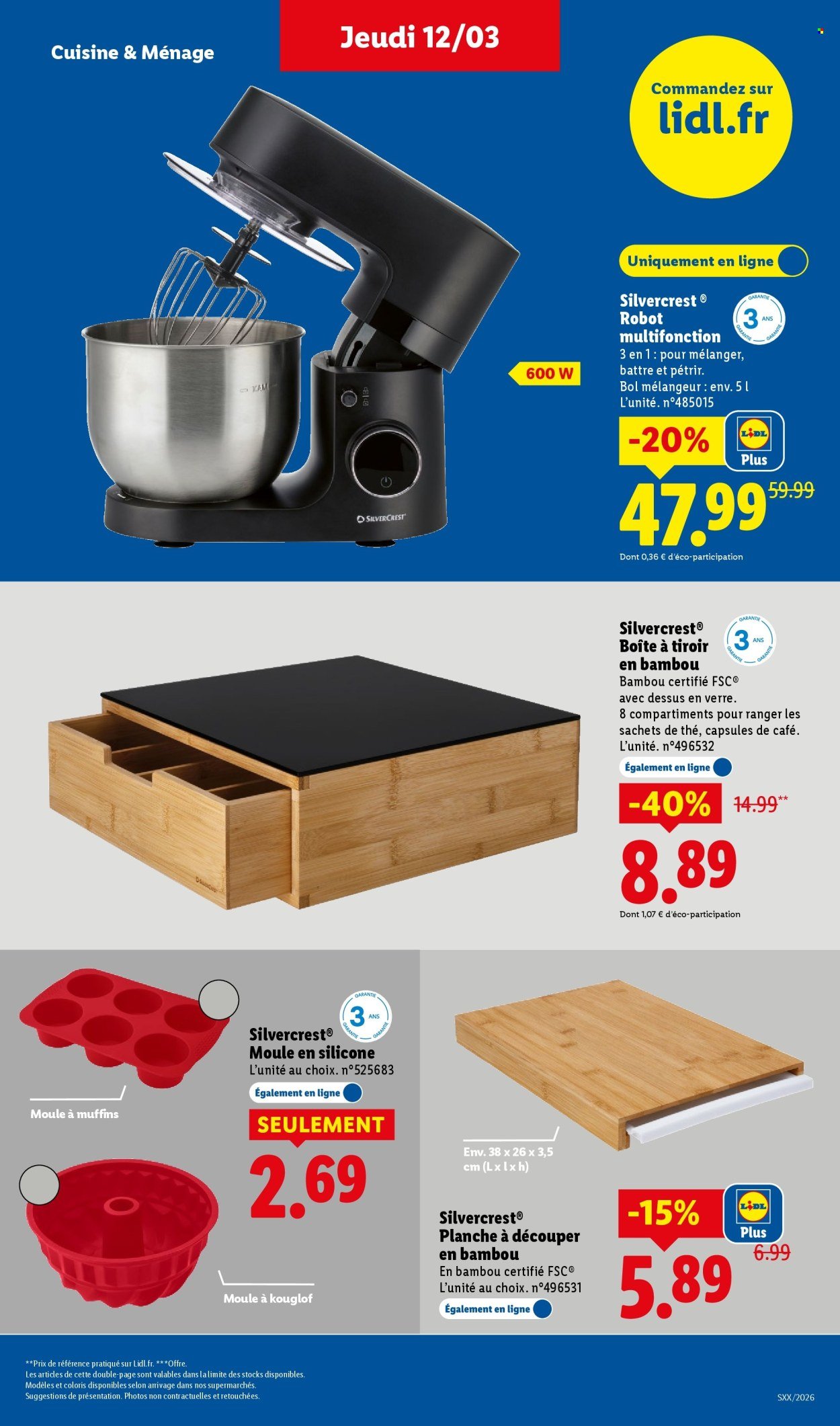 Catalogue LIDL - Les promos de la semaine (2026-03-12 - 2026-03-18)