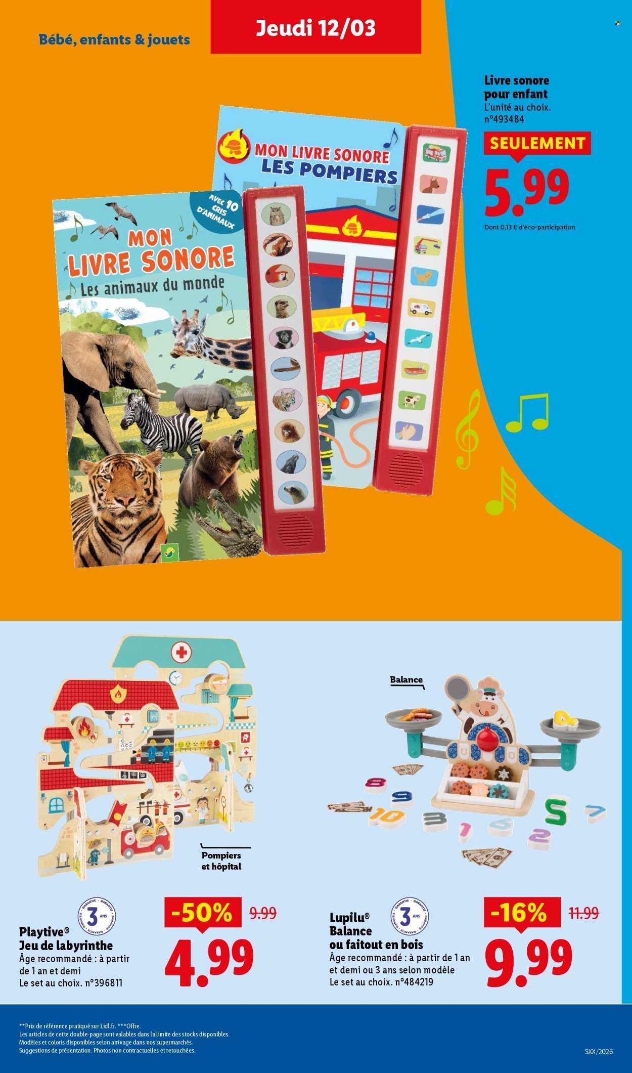 Catalogue LIDL - Les promos de la semaine (2026-03-12 - 2026-03-18)