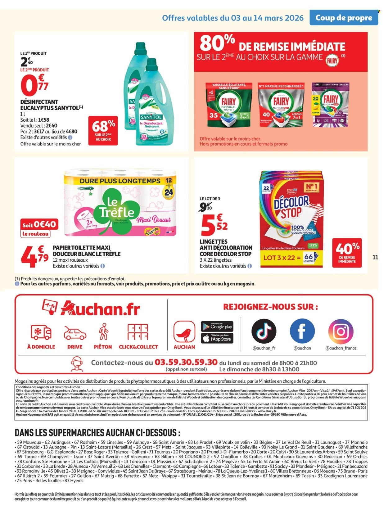 Catalogue AUCHAN - Coup de propre supers (2026-03-03 - 2026-03-14)