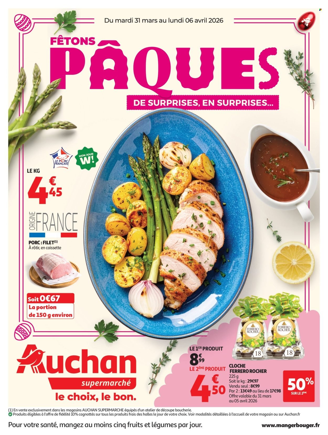 Catalogue AUCHAN - Pâques supers
