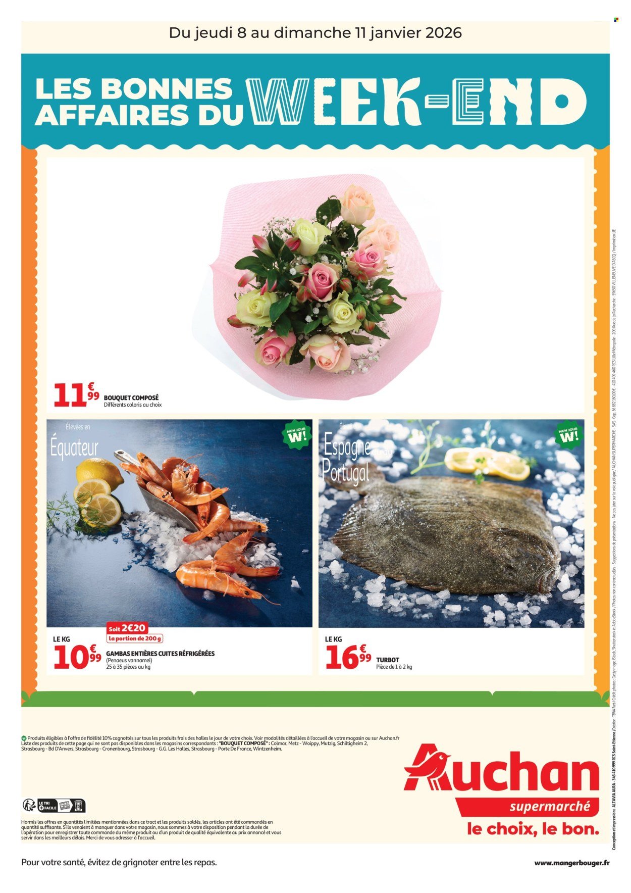 Catalogue AUCHAN - Les bons plans du week-end dans votre super ! (2026-01-08 - 2026-01-11)