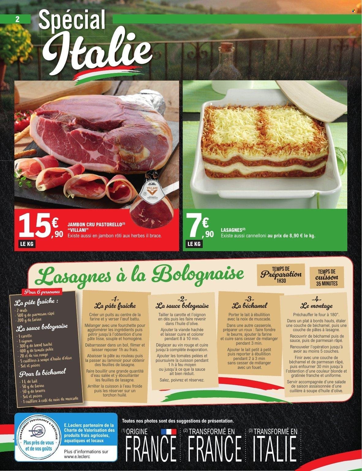 Catalogue E.LECLERC - SPECIAL ITALIE