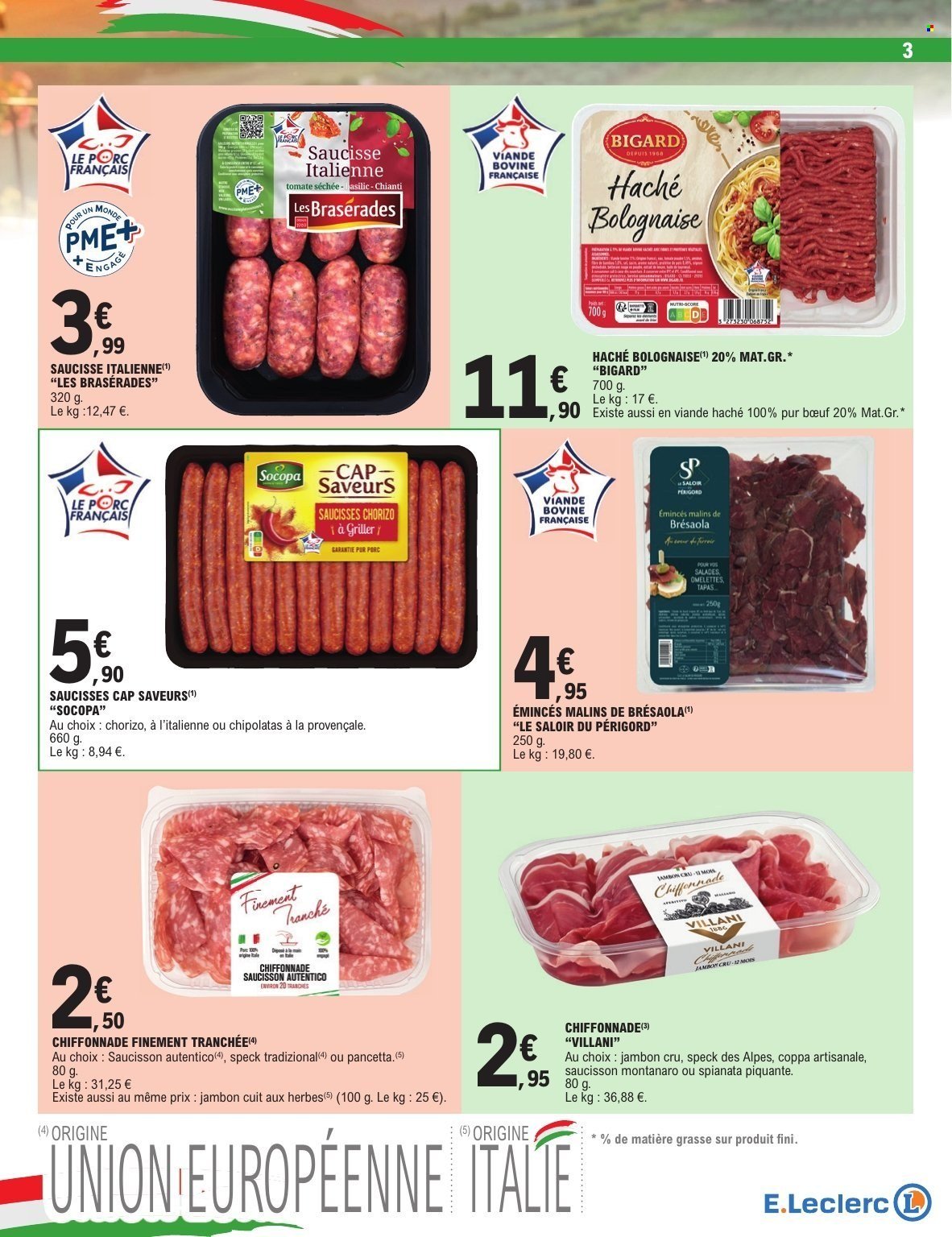 Catalogue E.LECLERC - SPECIAL ITALIE