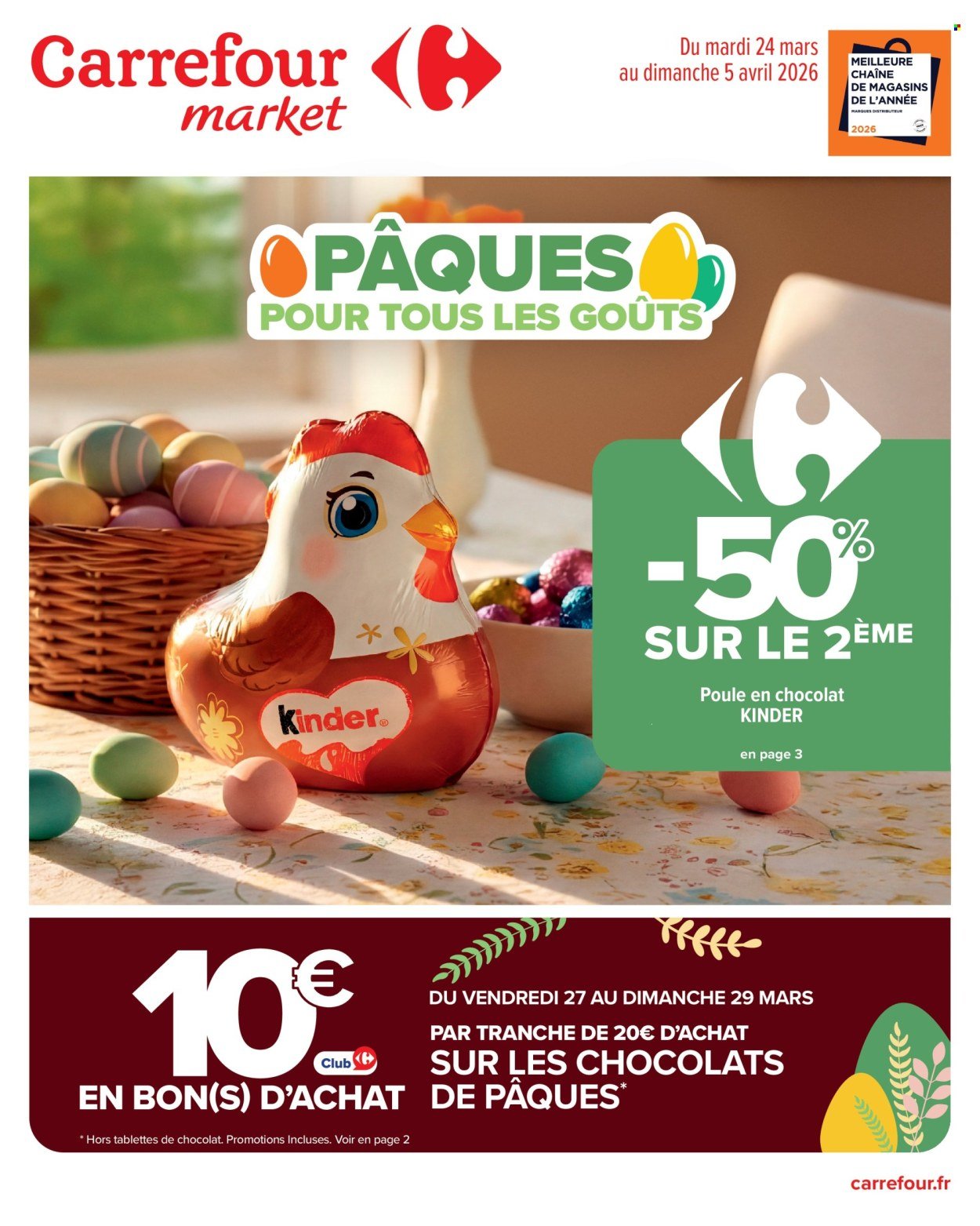 Catalogue CARREFOUR MARKET - PÂQUES POUR TOUS LES GOÛTS