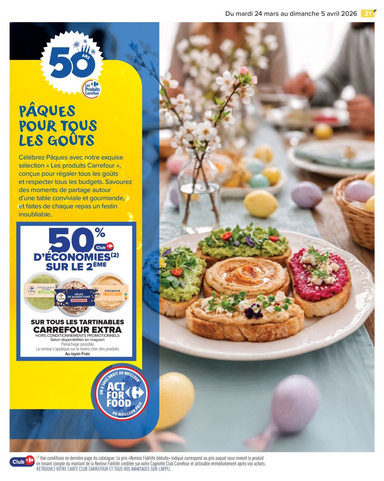 Catalogue CARREFOUR MARKET - PÂQUES POUR TOUS LES GOÛTS (2026-03-24 - 2026-04-05)