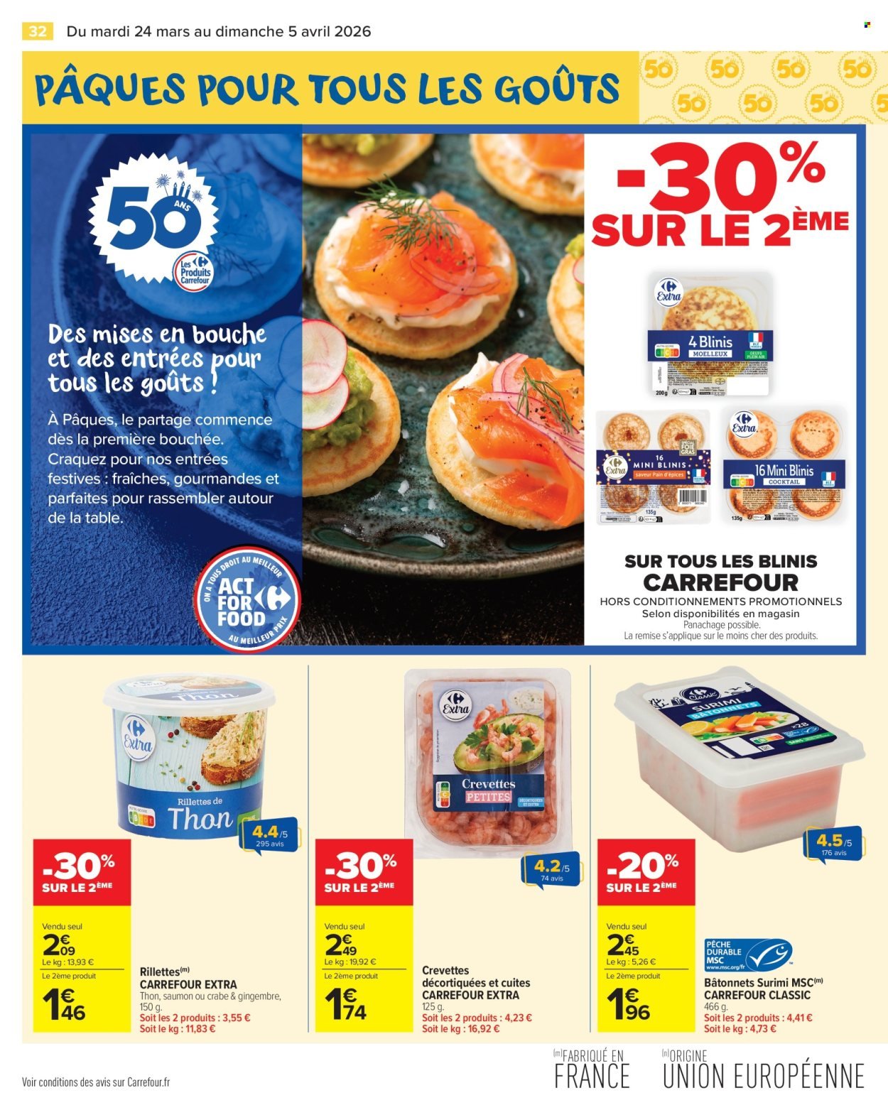 Catalogue CARREFOUR MARKET - PÂQUES POUR TOUS LES GOÛTS (2026-03-24 - 2026-04-05)