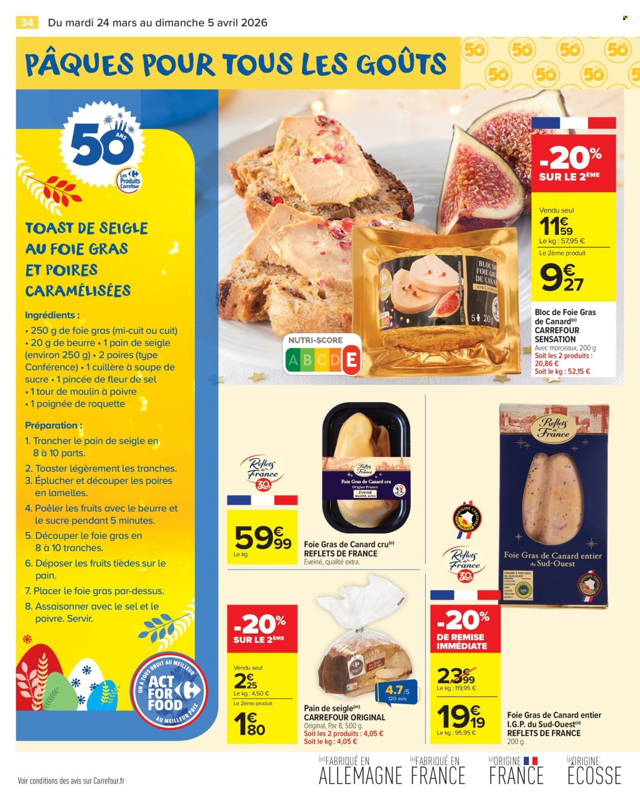 Catalogue CARREFOUR MARKET - PÂQUES POUR TOUS LES GOÛTS (2026-03-24 - 2026-04-05)