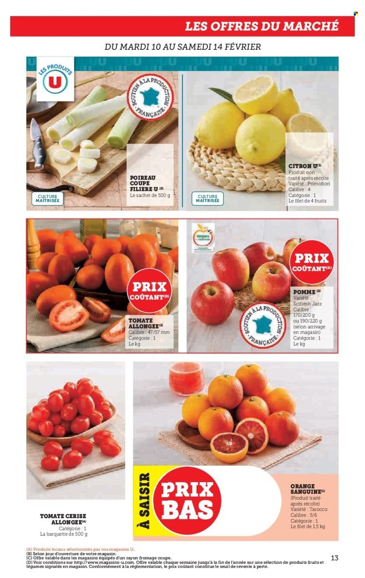 Catalogue SUPER U - Les prix bas de la semaine (2026-02-10 - 2026-02-22)