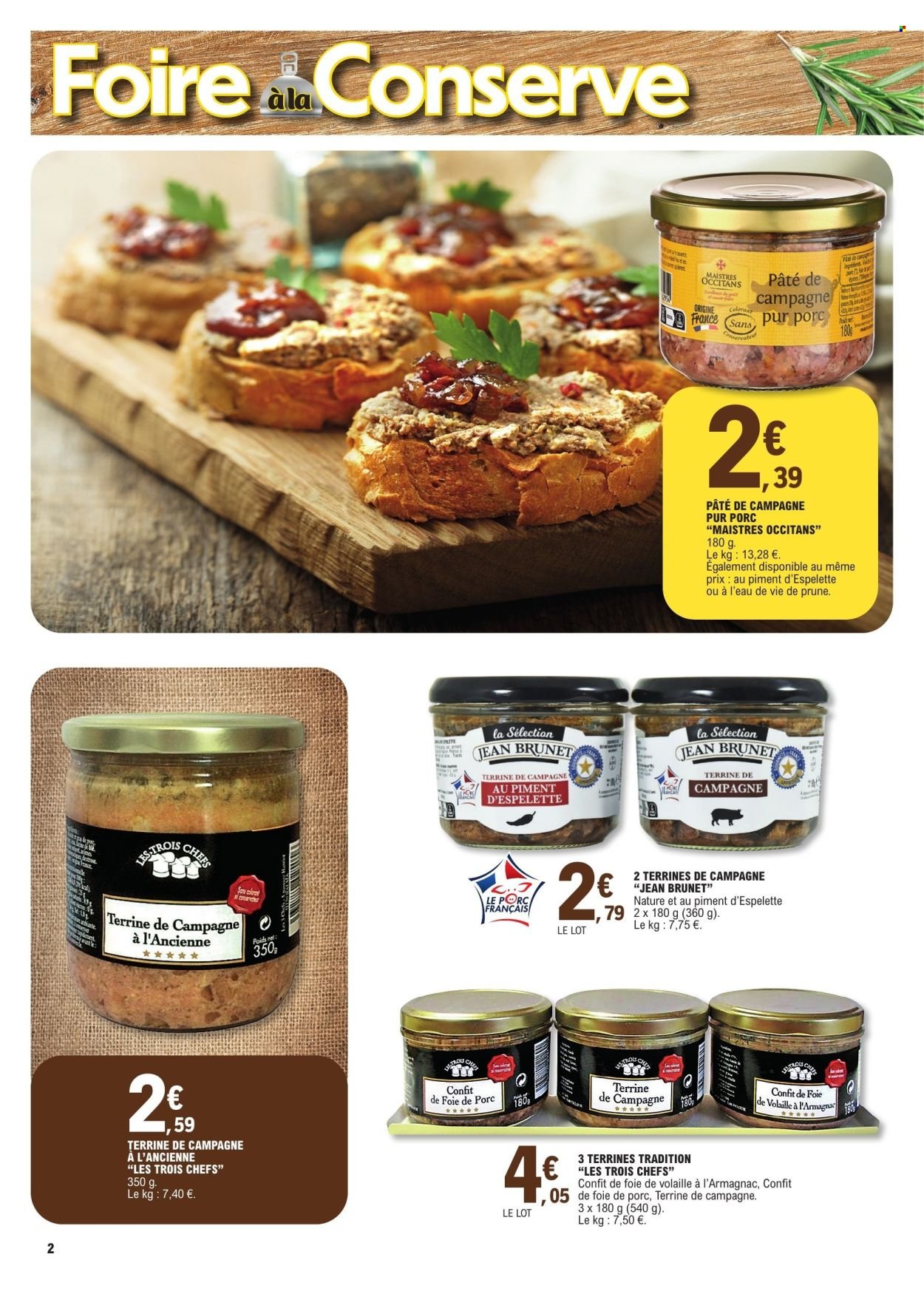 Catalogue E.LECLERC - FOIRE A LA CONSERVE (2026-01-06 - 2026-01-17)