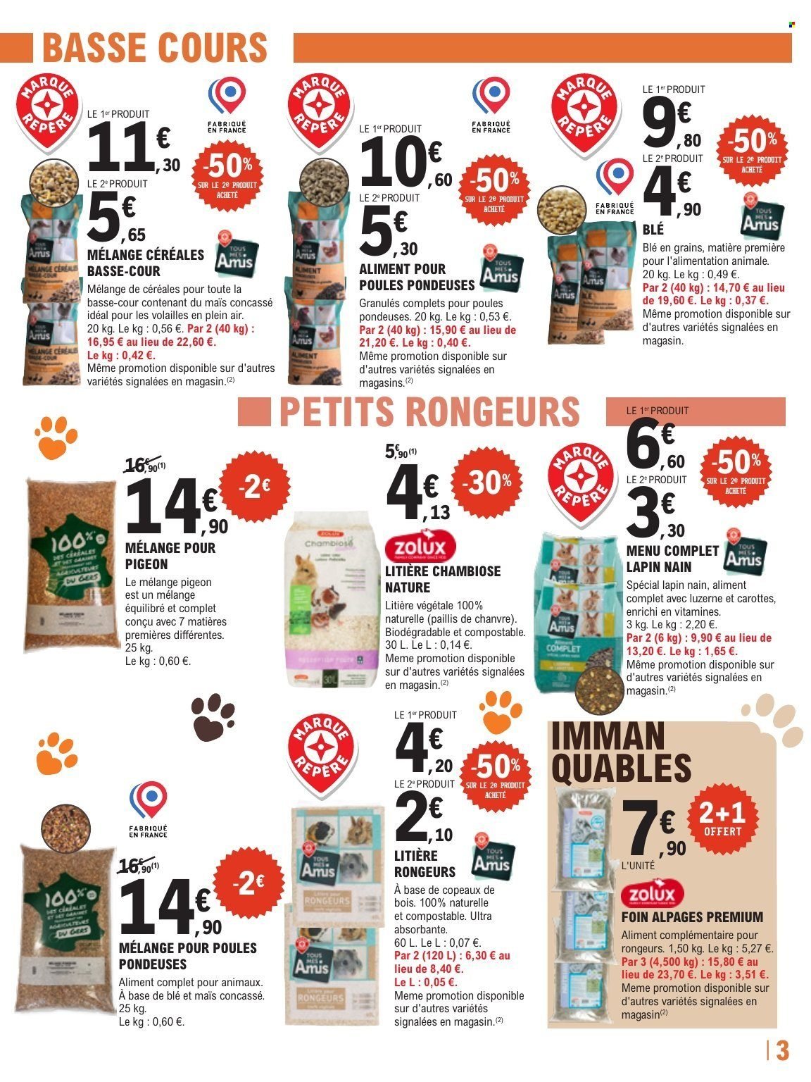 Catalogue E.LECLERC - TRAFIC ANIMALERIE - GROS VOLUMES