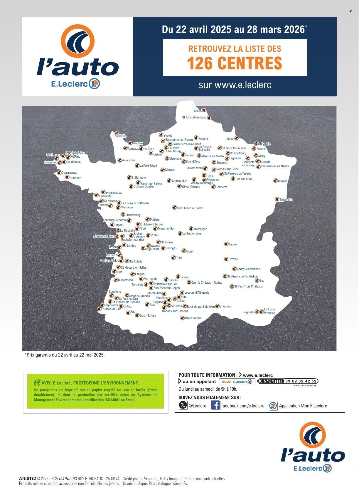 Catalogue E.LECLERC - GUIDE EQUIPEMENT AUTO (2025-04-22 - 2026-03-28)