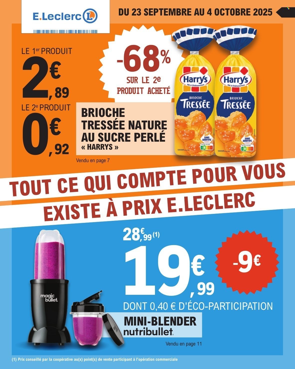Catalogue E.LECLERC - DEPENSER MOINS (2025-09-23 - 2025-10-04)
