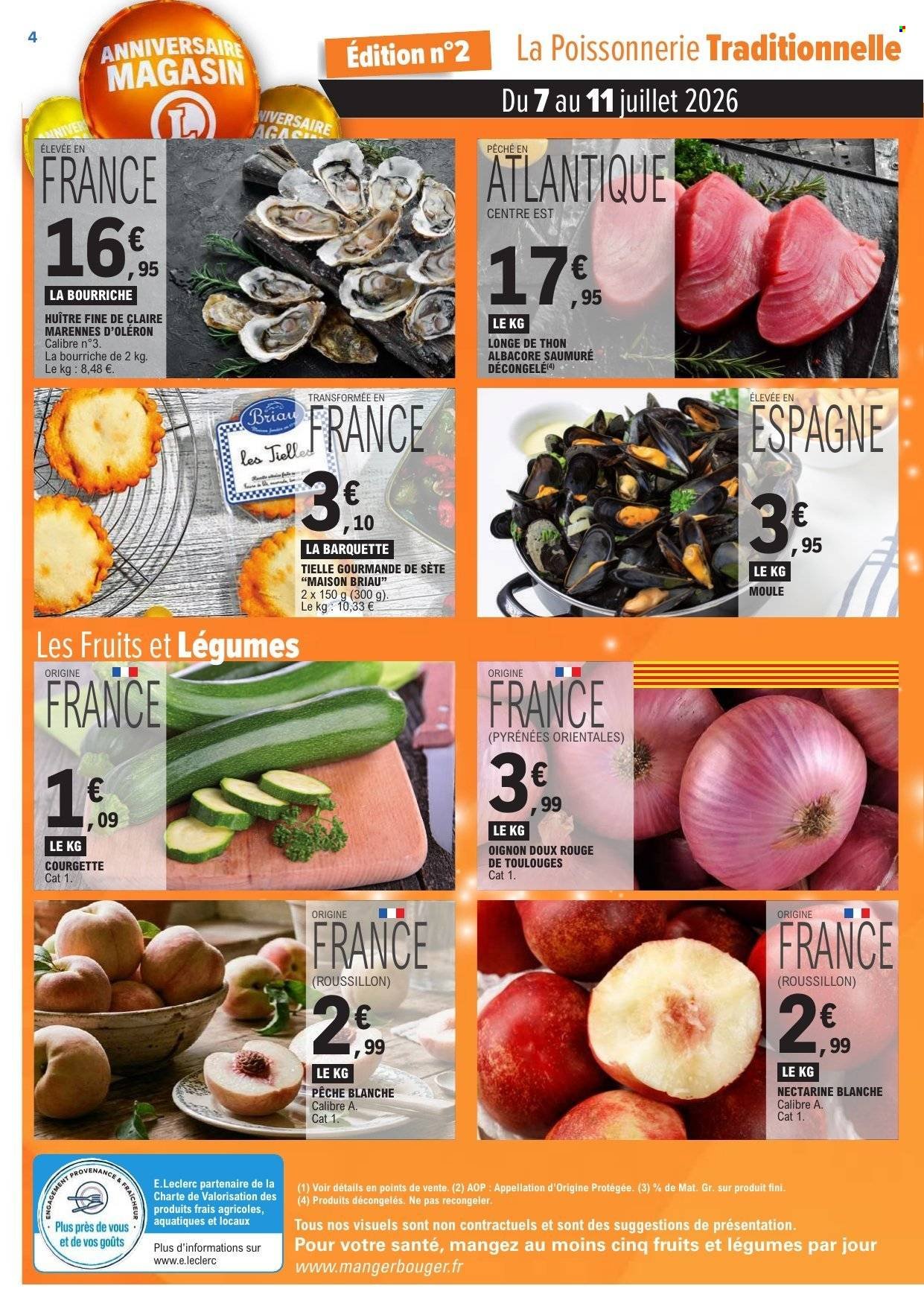 Catalogue E.LECLERC - ANNIVERSAIRE
