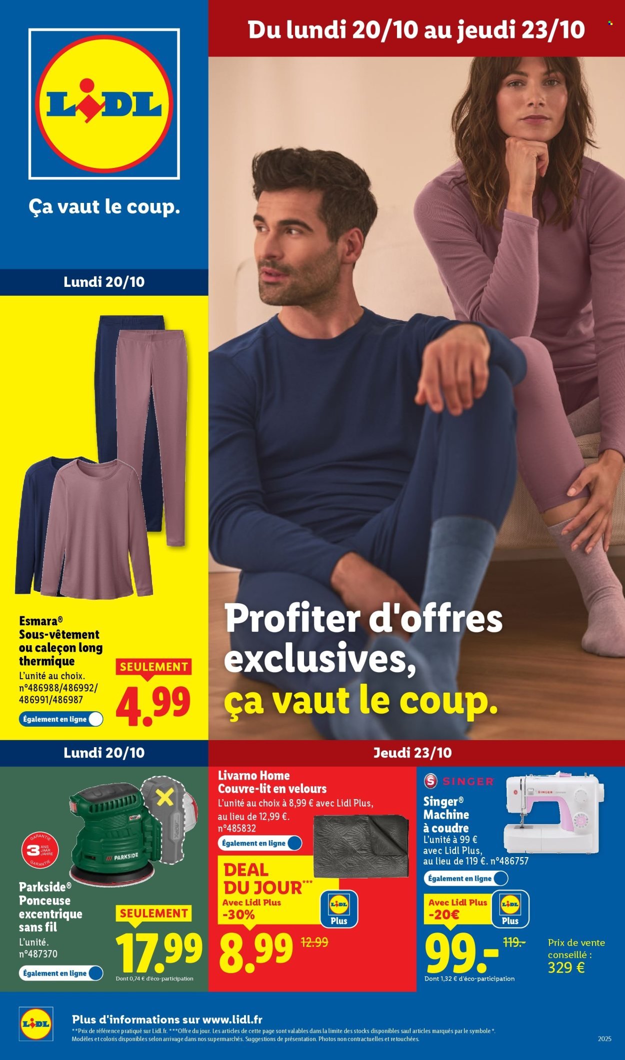 Catalogue LIDL - Les bonnes affaires de la semaine (2025-10-20 - 2025-10-23)