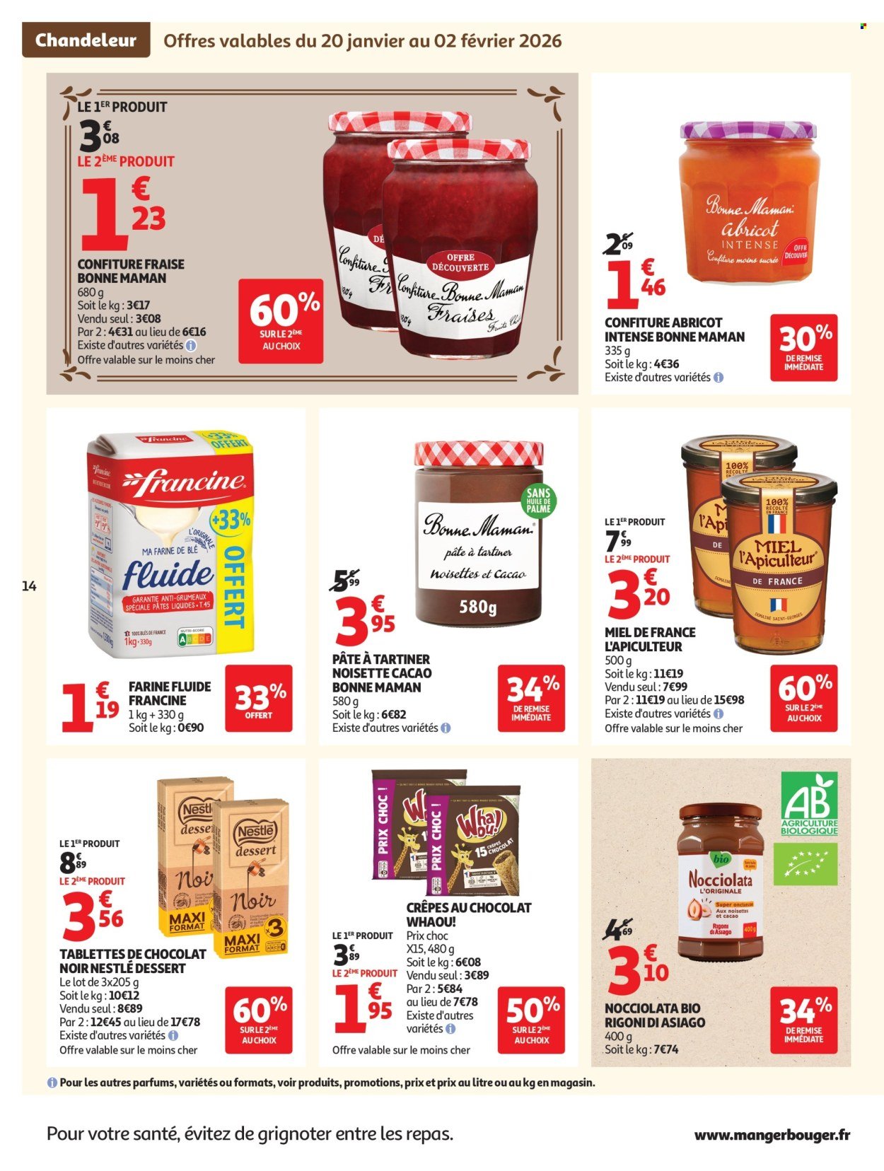 Catalogue AUCHAN - Crêpes, produits frais (2026-01-20 - 2026-01-24)
