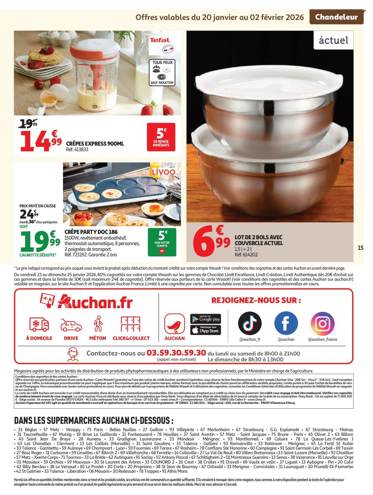 Catalogue AUCHAN - Crêpes, produits frais (2026-01-20 - 2026-01-24)