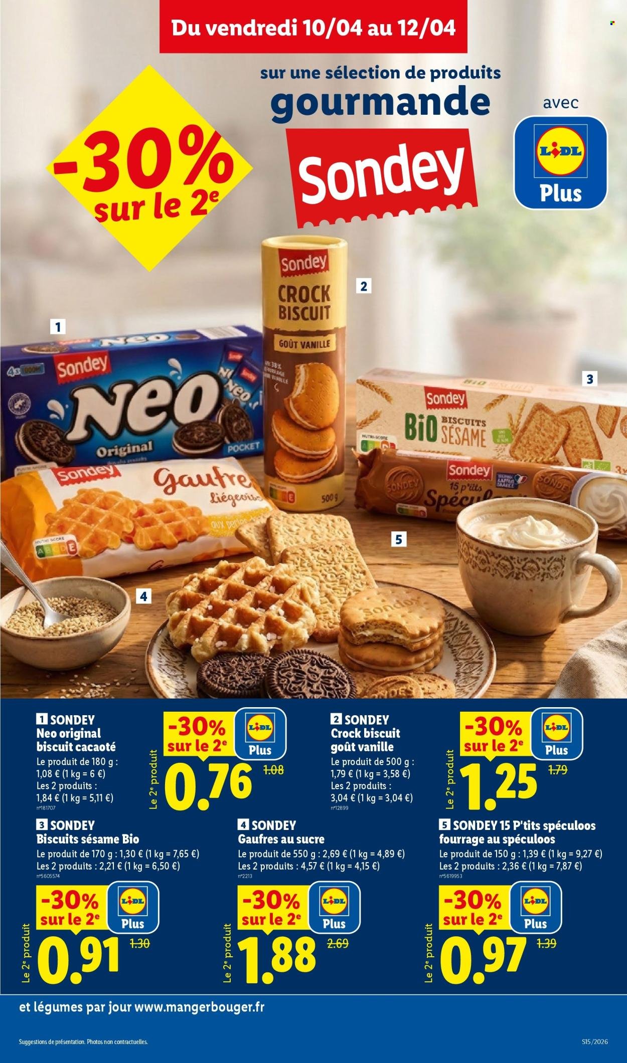 Catalogue LIDL - Les promos de la semaine (2026-04-09 - 2026-04-15)