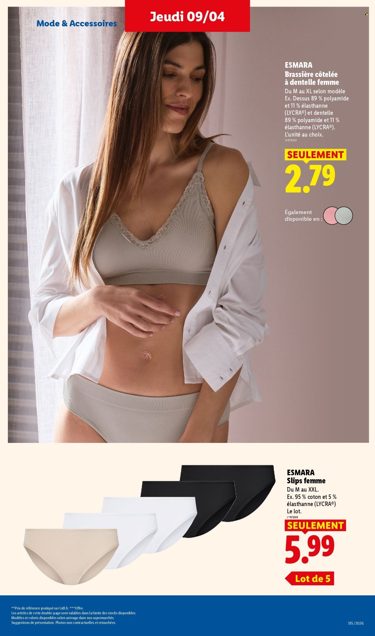 Catalogue LIDL - Les promos de la semaine (2026-04-09 - 2026-04-15)