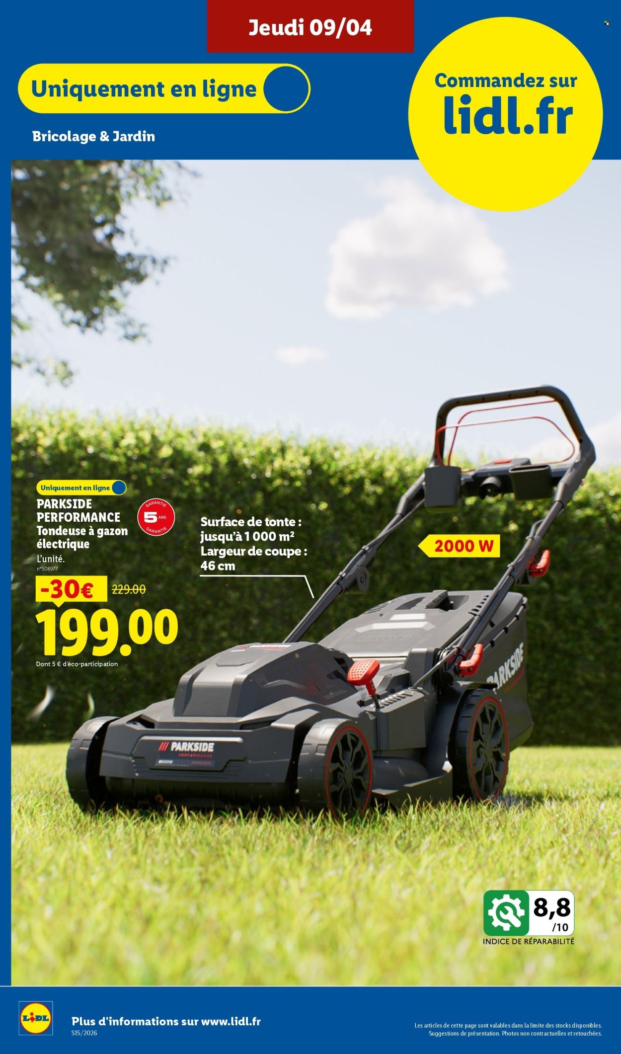 Catalogue LIDL - Les promos de la semaine (2026-04-09 - 2026-04-15)