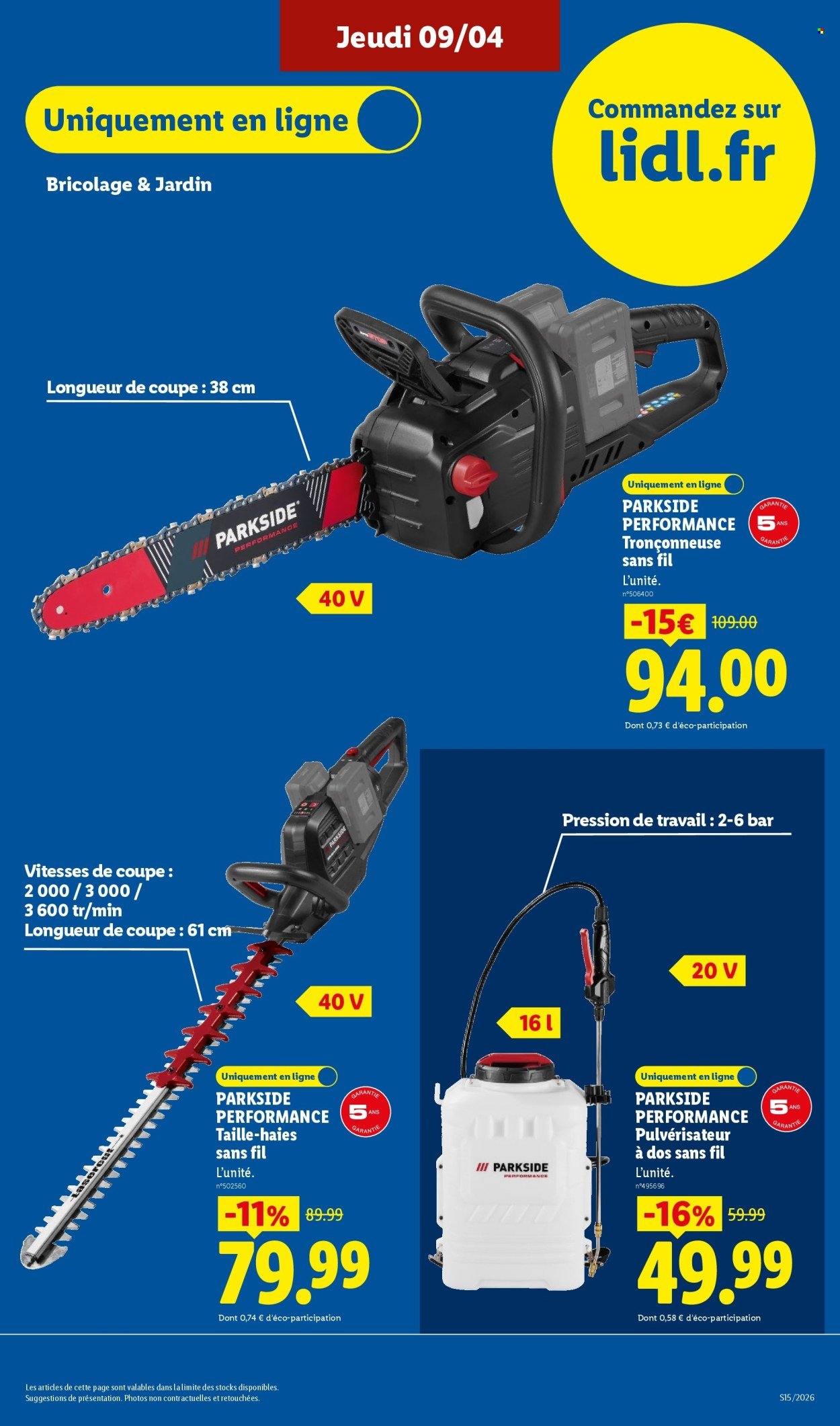 Catalogue LIDL - Les promos de la semaine (2026-04-09 - 2026-04-15)