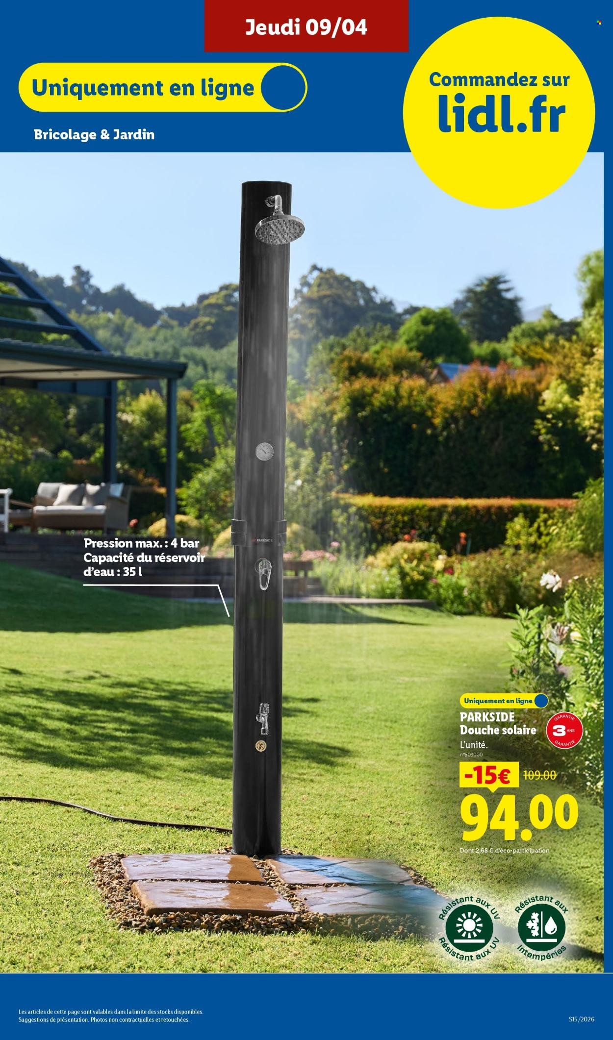 Catalogue LIDL - Les promos de la semaine (2026-04-09 - 2026-04-15)