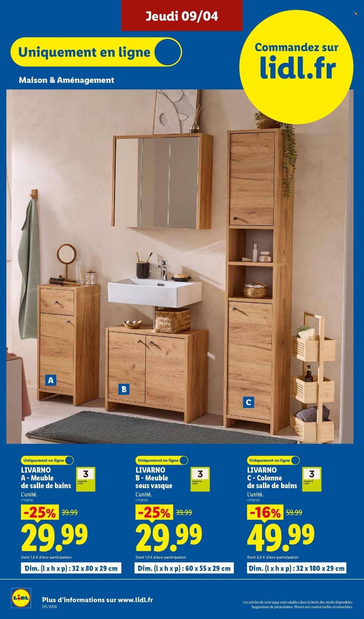 Catalogue LIDL - Les promos de la semaine (2026-04-09 - 2026-04-15)